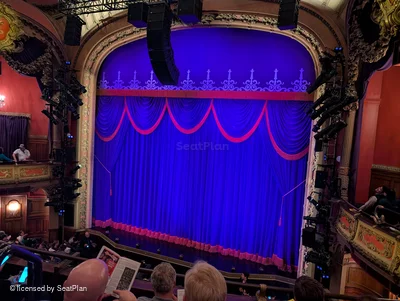 Lyceum Theatre Mezzanine D4 view from seat photo