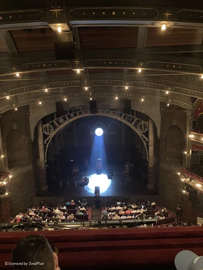 Lyric Theatre Balcony B112 view from seat photo