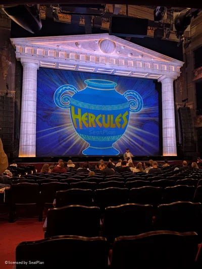 Theatre Royal Drury Lane Stalls P33 view from seat photo