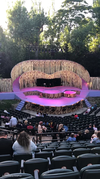 Regent's Park Open Air Theatre Upper Centre T67 view from seat photo