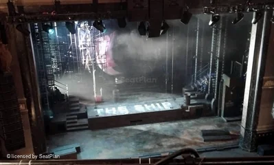 Theatre Royal Drury Lane Balcony A33 view from seat photo