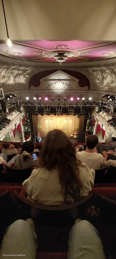 Vaudeville Theatre Upper Circle F9 view from seat photo
