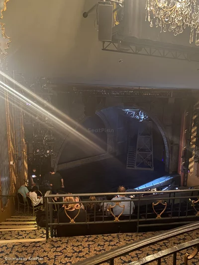 Lunt-Fontanne Theatre Rear Mezzanine B7 view from seat photo