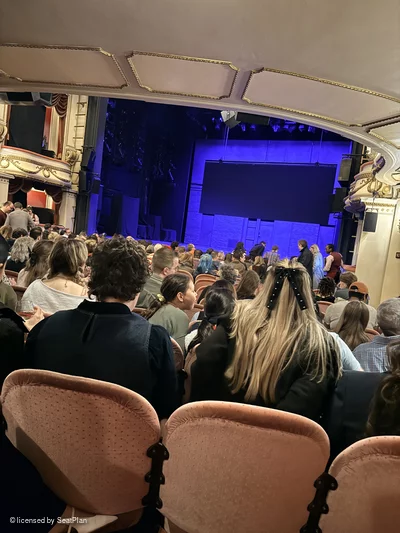Noel Coward Theatre Stalls Q5 view from seat photo