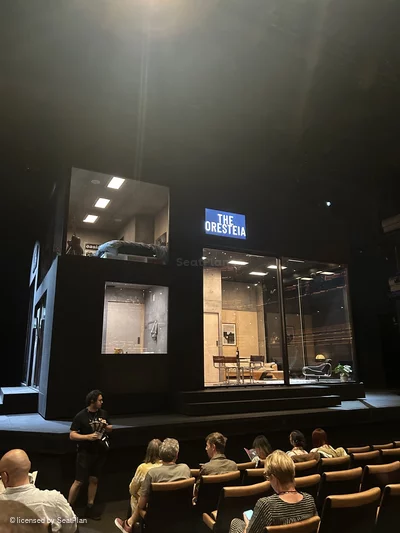 Bridge Theatre Stalls H26 view from seat photo