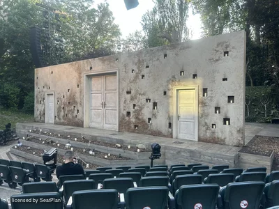 Regent's Park Open Air Theatre Lower Left H9 view from seat photo