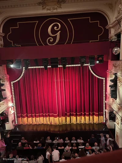Garrick Theatre Grand Circle A9 view from seat photo