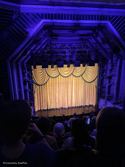 Trafalgar Theatre Dress Circle J16 view from seat photo