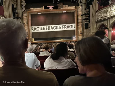 Lyric Hammersmith Stalls Q8 view from seat photo