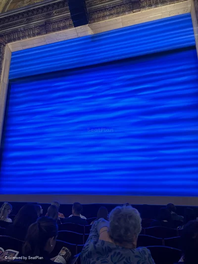 Novello Theatre Stalls J9 view from seat photo