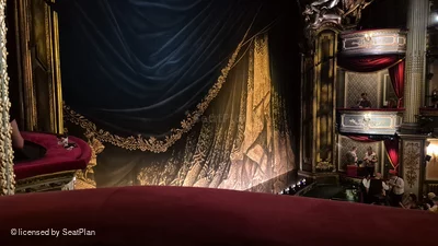 His Majesty's Theatre Grand Circle A37 view from seat photo