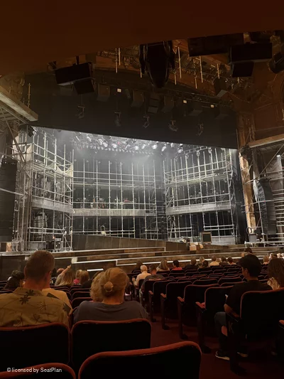 London Palladium Stalls O35 view from seat photo