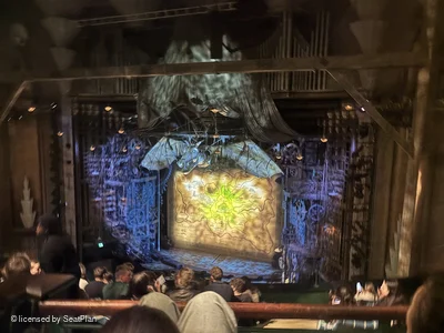 Apollo Victoria Theatre Dress Circle H10 view from seat photo