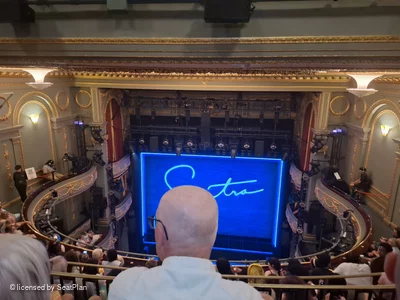 Aldwych Theatre Grand Circle G11 view from seat photo