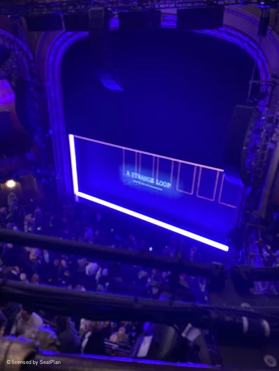 Lyceum Theatre Balcony A8 view from seat photo