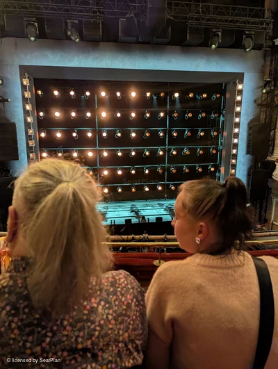 Shaftesbury Theatre Royal Circle C22 view from seat photo