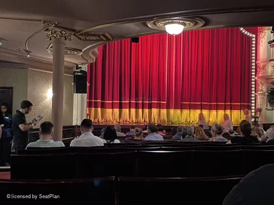 Garrick Theatre Stalls P21 view from seat photo