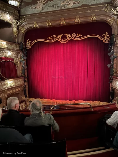 Apollo Theatre Dress Circle D12 view from seat photo