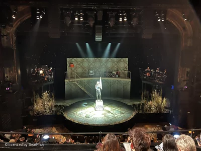 Studio 54 Theatre Front Mezzanine DD113 view from seat photo
