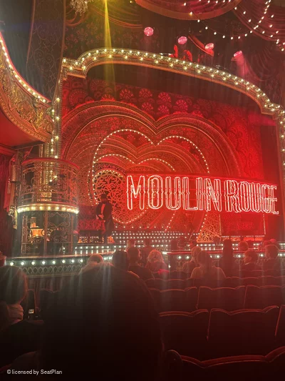 Piccadilly Theatre Stalls H26 view from seat photo