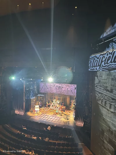 Milton Keynes Theatre Upper Circle AA8 view from seat photo