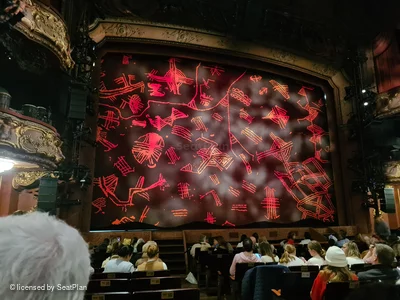 Lyceum Theatre Stalls M34 view from seat photo