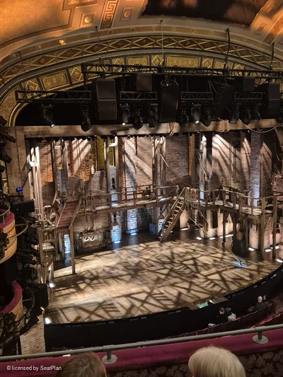 Richard Rodgers Theatre Front Mezzanine D17 view from seat photo