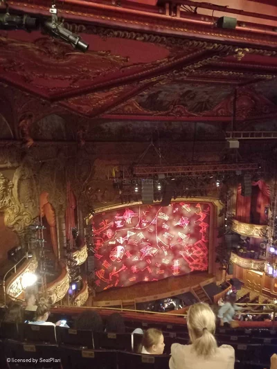 Lyceum Theatre Grand Circle H42 view from seat photo