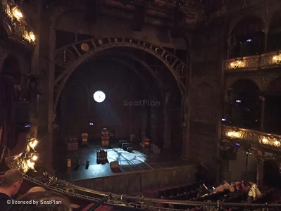 Palace Theatre Dress Circle C27 view from seat photo