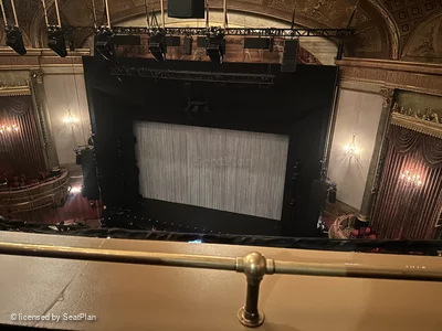 St James Theatre Balcony A8 view from seat photo