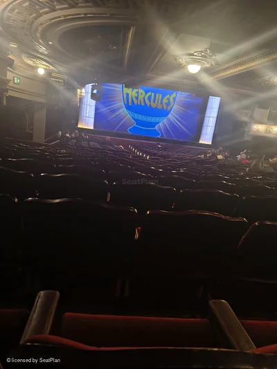 Theatre Royal Drury Lane Stalls X44 view from seat photo