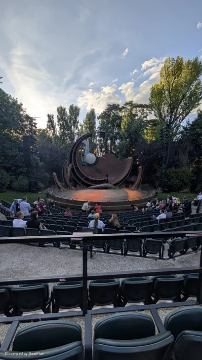 Regent's Park Open Air Theatre Upper Centre L37 view from seat photo