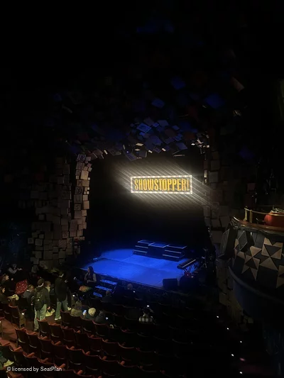 Cambridge Theatre Dress Circle A2 view from seat photo