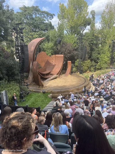 Regent's Park Open Air Theatre Upper Right R93 view from seat photo