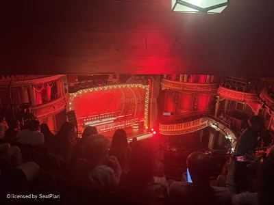 Sunderland Empire Upper Circle I51 view from seat photo