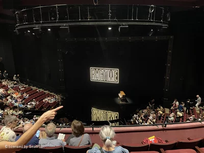 Vivian Beaumont Theater Loge D405 view from seat photo
