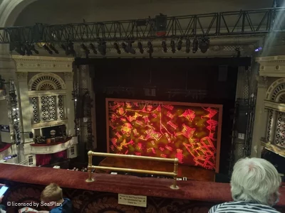 Edinburgh Playhouse Balcony C18 view from seat photo