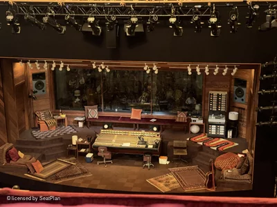 Golden Theatre Rear Mezzanine A112 view from seat photo