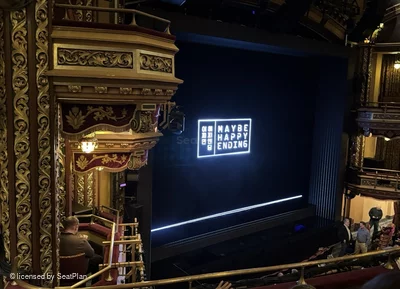 Belasco Theatre Mezzanine E25 view from seat photo