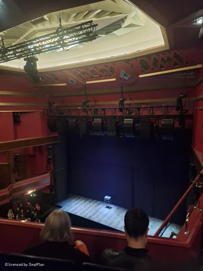 Adelphi Theatre Upper Circle C7 view from seat photo