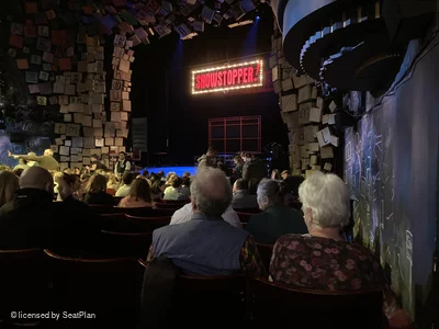 Cambridge Theatre Stalls N1 view from seat photo