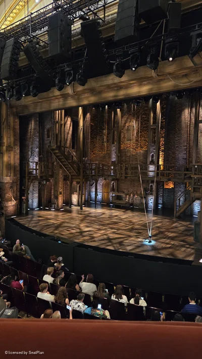 Victoria Palace Theatre Royal Circle A5 view from seat photo