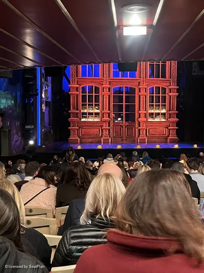 Savoy Theatre Stalls T21 view from seat photo