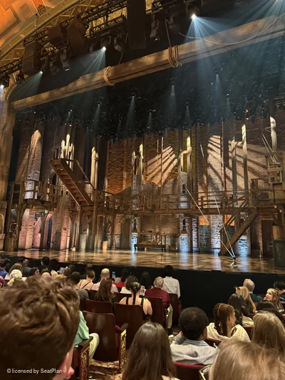 Richard Rodgers Theatre Orchestra H4 view from seat photo
