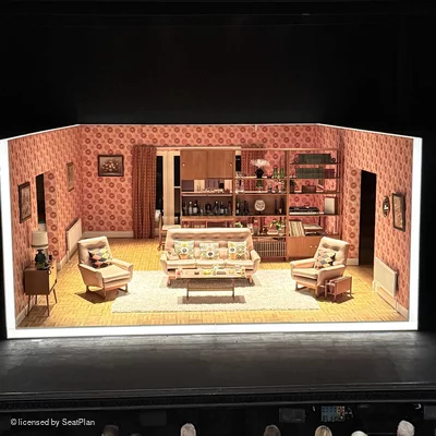 Richmond Theatre Dress Circle B15 view from seat photo