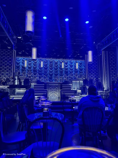 Circle in the Square Theatre Table Seating T42 view from seat photo