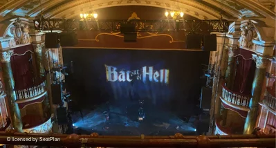 New Wimbledon Theatre Upper Circle B14 view from seat photo