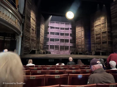 Harold Pinter Theatre Stalls G16 view from seat photo