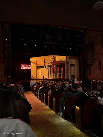 August Wilson Theatre Orchestra Q1 view from seat photo