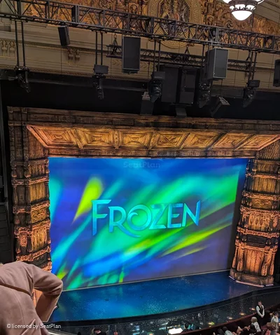 Theatre Royal Drury Lane Grand Circle C42 view from seat photo
